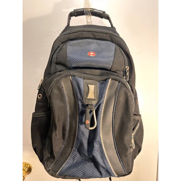 SWISSGEAR Backpack Bug Out Black Large Laptop Hiking Travel Passport Holder - Picture 1 of 16